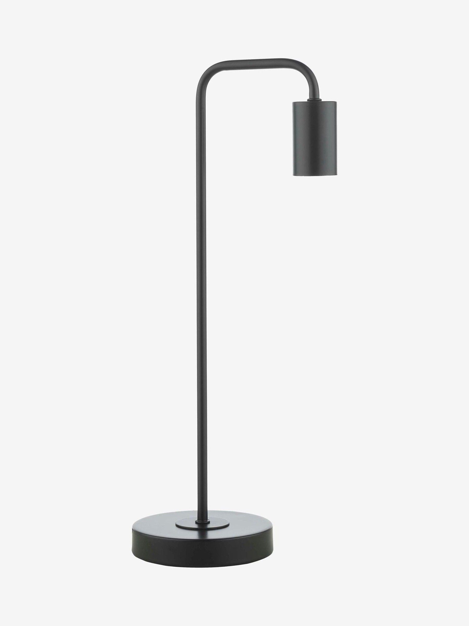 Dar Lighting Dena table lamp matt black (British brand)