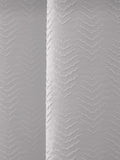 White embossed leaf pattern blackout thermal curtains - British product
