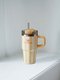 Stanley Cherry Blossom Quencher H2.0 Flow State Tumbler 1.18L Vacuum Insulated Water Bottle