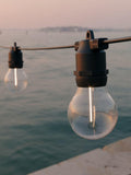 SolarCentre warm white festoon lights set of 10, imported from the UK