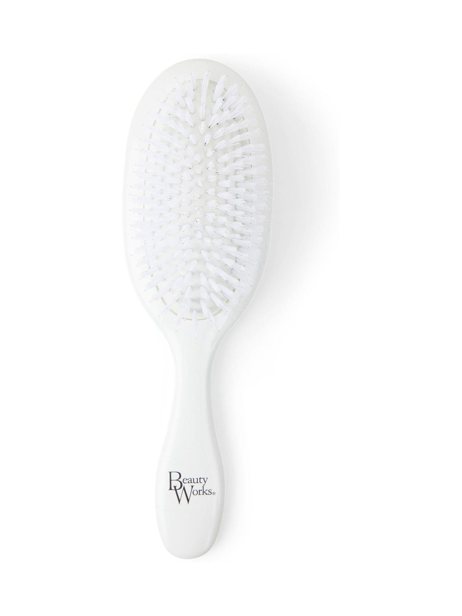 Beauty Works White Vegan Bristle hair brush (British brand)