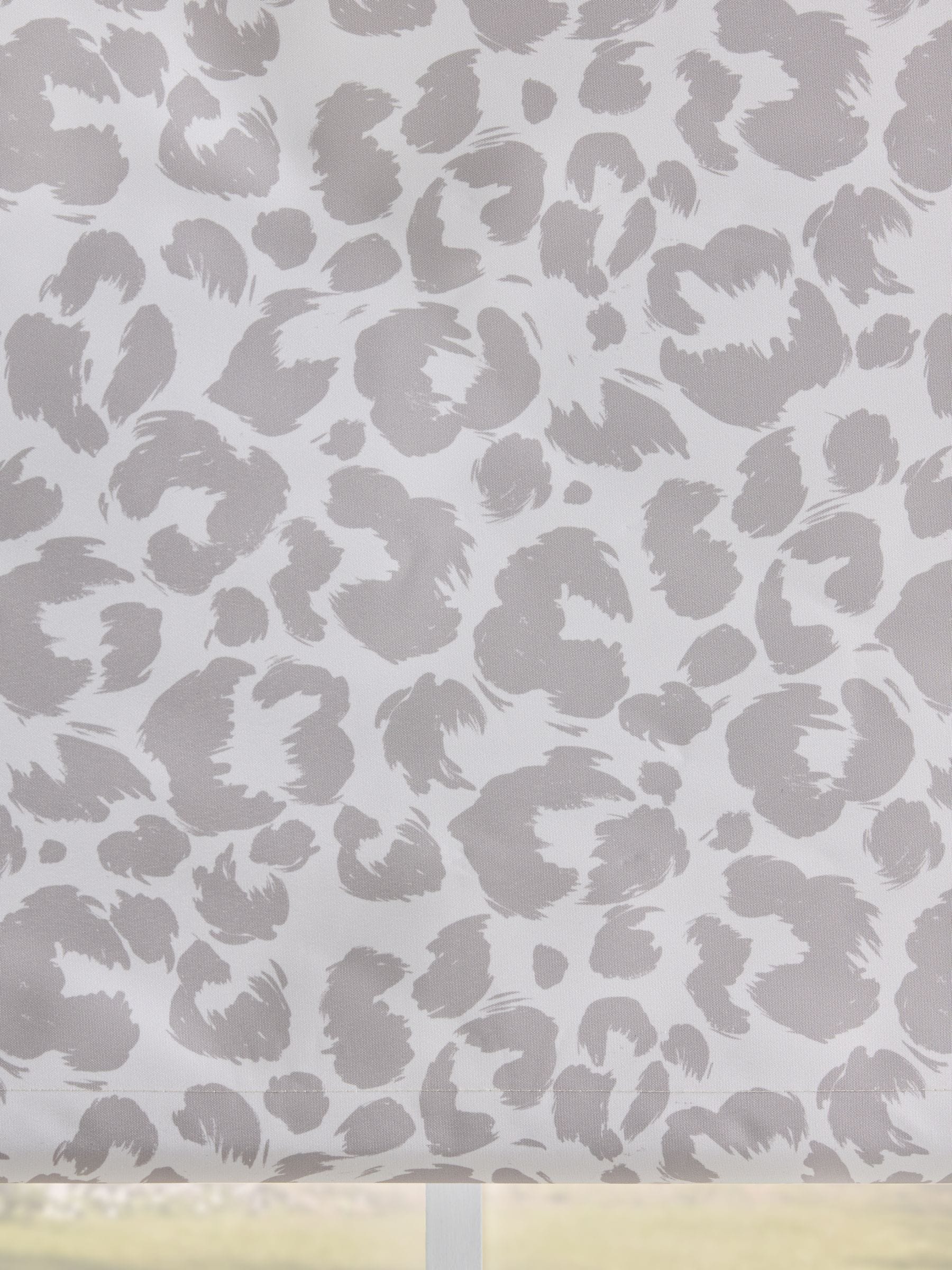 Leopard print blackout roller blind for bathrooms and kitchens - British product
