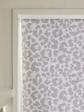 Leopard print blackout roller blind for bathrooms and kitchens - British product