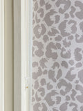 Leopard print blackout roller blind for bathrooms and kitchens - British product