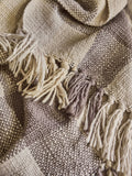 Laura Ashley Steel Grey Allonby Check throw - British product