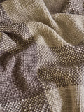 Laura Ashley Steel Grey Allonby Check throw - British product