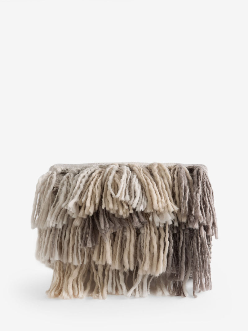 Laura Ashley Steel Grey Allonby Check throw - British product
