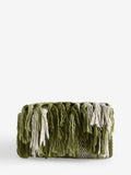 Laura Ashley Olive Green Allonby Check Woven Throw