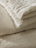Natural N Premium Check Cotton Bedspread (British brand)