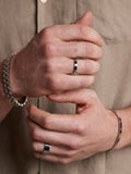 Orelia & Joe Silver Tone Stacking Rings, imported from the UK