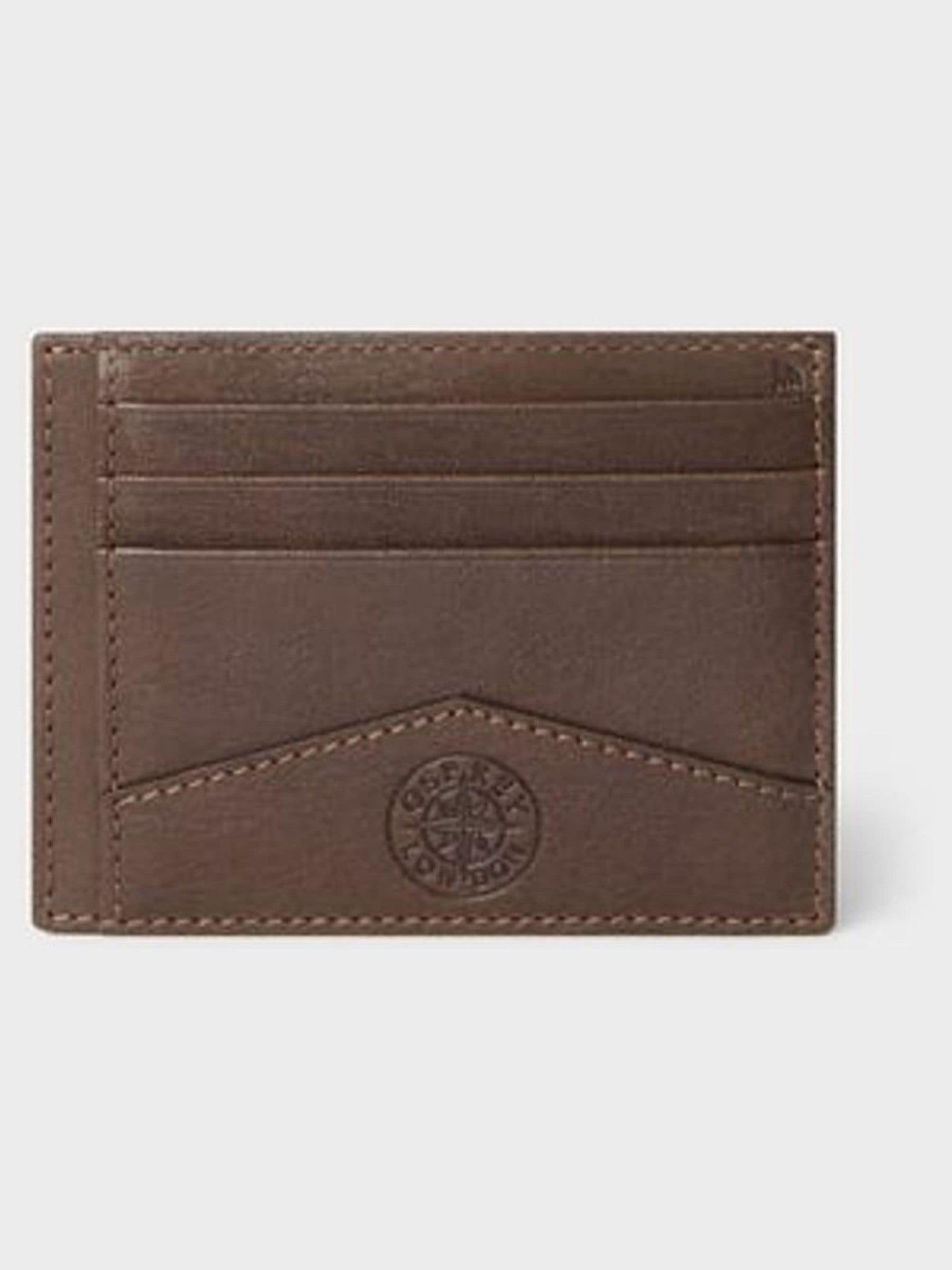 Osprey London brown card holder, imported from the UK