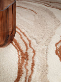Asiatic Rugs Mirage Quartz terracotta rug with deep pile (British brand)