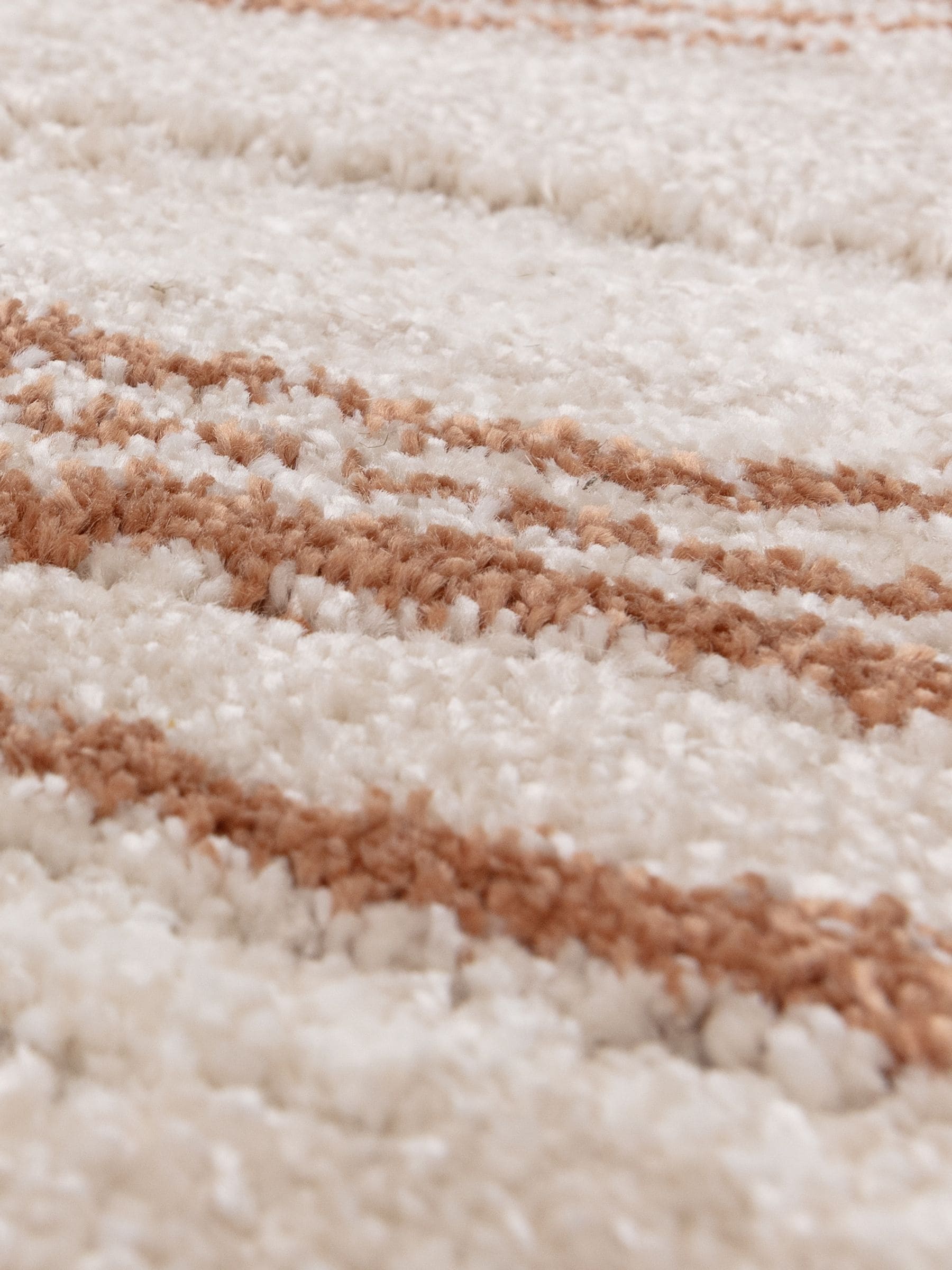 Asiatic Rugs Mirage Quartz terracotta rug with deep pile (British brand)