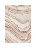 Asiatic Rugs Mirage Quartz terracotta rug with deep pile (British brand)