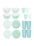 Bayside picnic dinner set mint 16 piece (British brand)