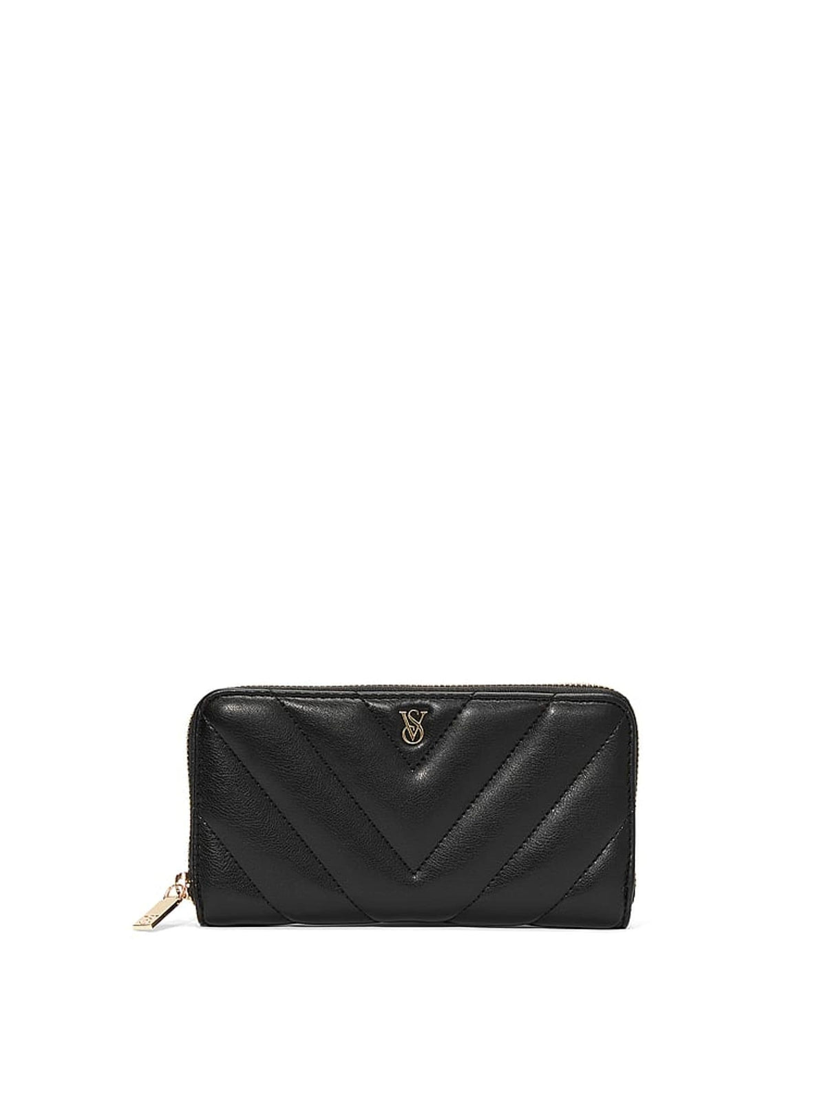Victoria's Secret black floral continental purse (British brand)