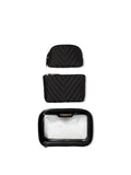 Victoria's Secret Black 3 Piece Makeup Bag Set (British brand)