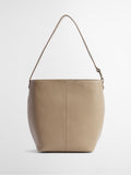 Barbour suedette bucket bag cream cedar 28cm, UK version