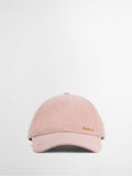 Barbour Pink Oakley Cord cap with adjustable backstrap (British brand)