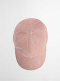 Barbour Pink Oakley Cord cap with adjustable backstrap (British brand)