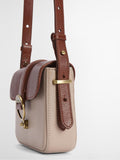 Barbour Mini Rosa crossbody bag tan brown leather - British product