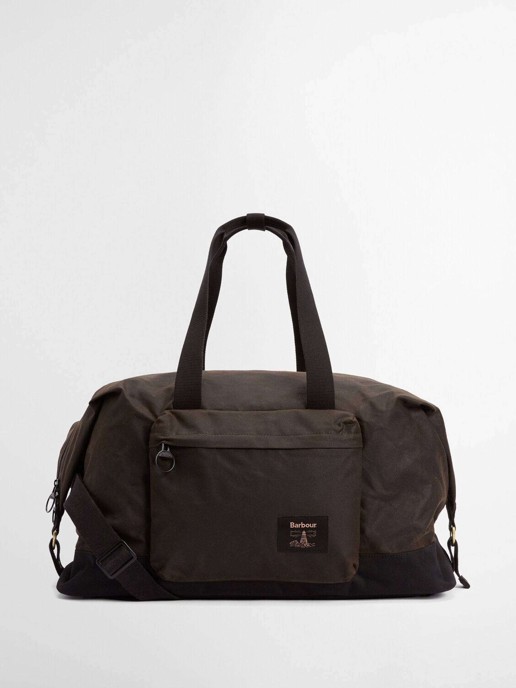Barbour olive green field wax holdall bag, UK version
