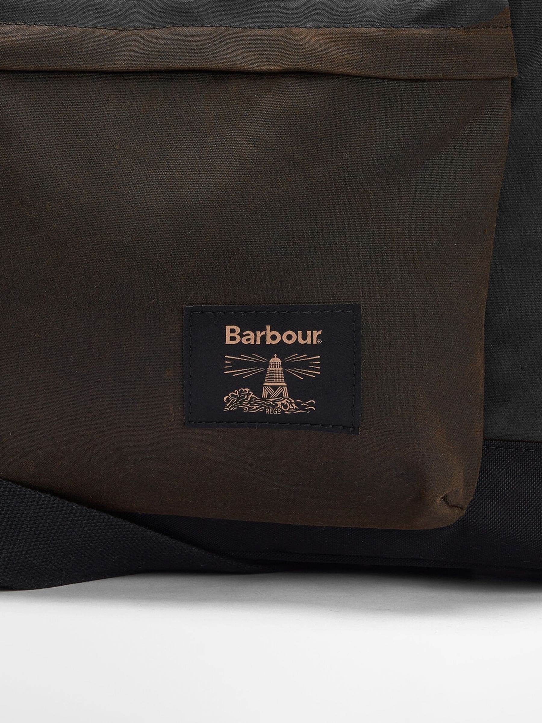 Barbour olive green field wax holdall bag, UK version