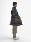 Barbour olive green field wax holdall bag, UK version