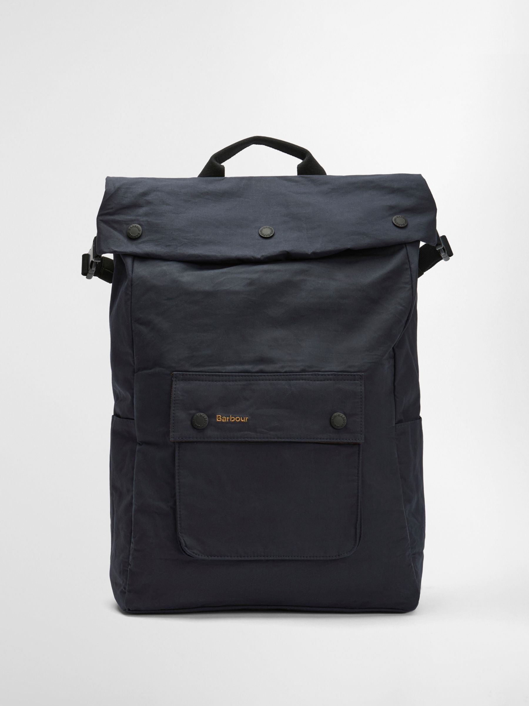 Barbour Blue Transport Foldover Backpack (British brand)