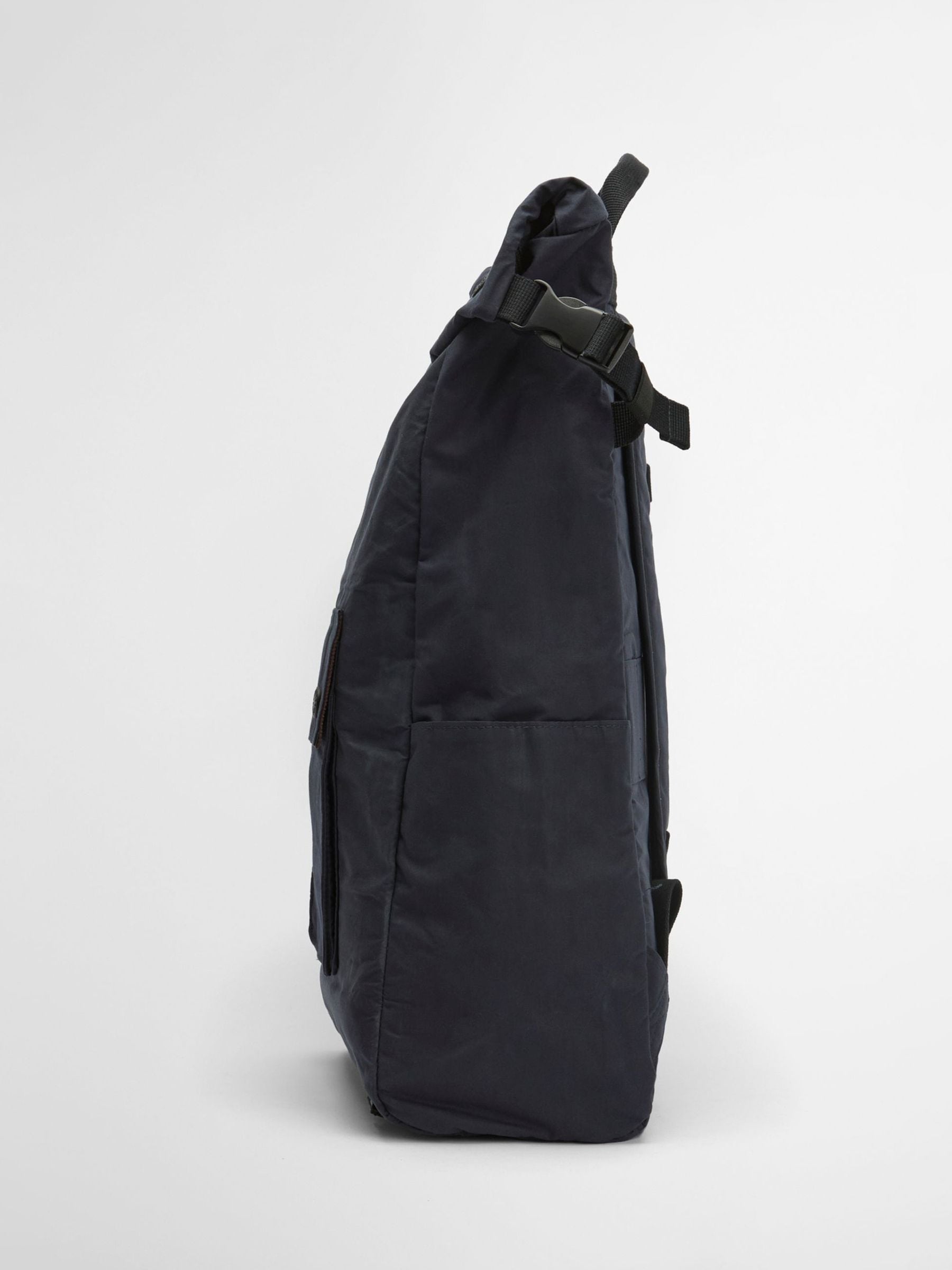 Barbour Blue Transport Foldover Backpack (British brand)