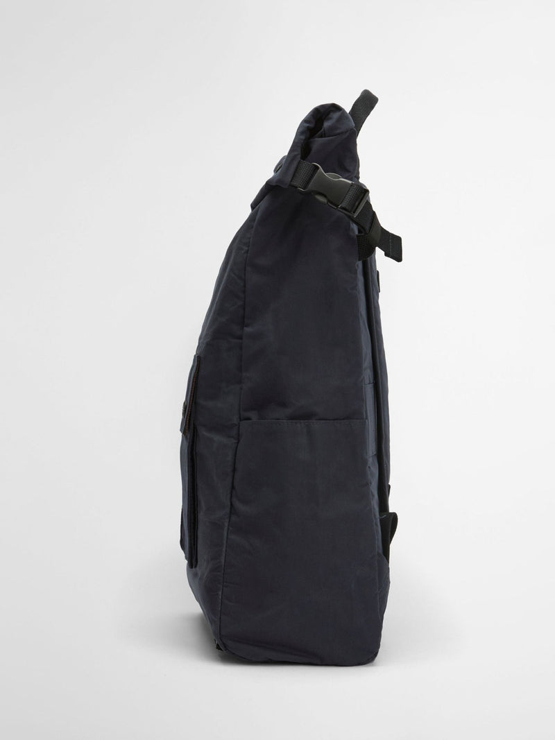 Barbour Blue Transport Foldover Backpack (British brand)