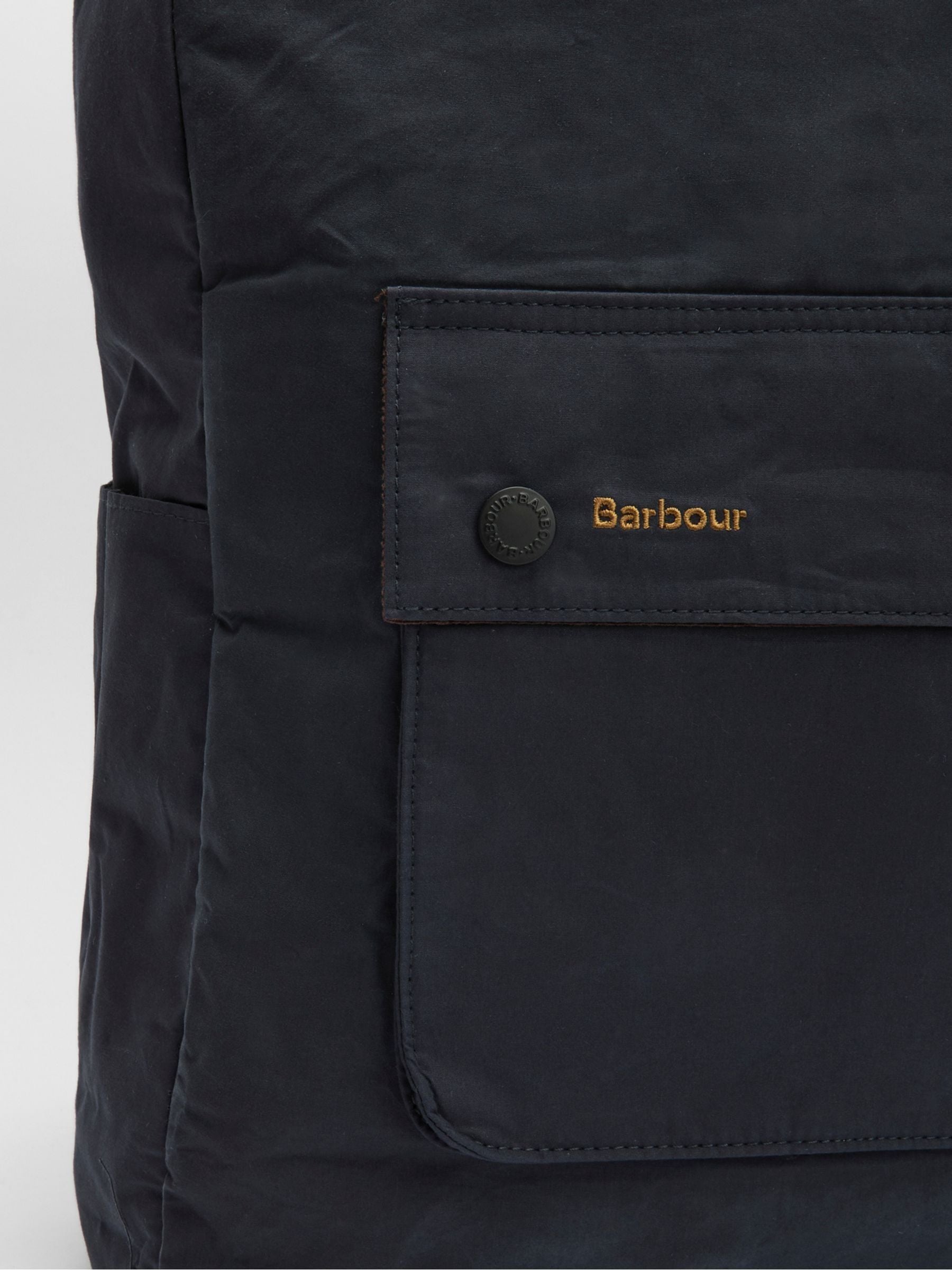Barbour Blue Transport Foldover Backpack (British brand)