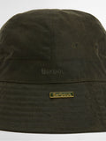 Barbour green Spectator 6 panel bucket hat, imported from the UK