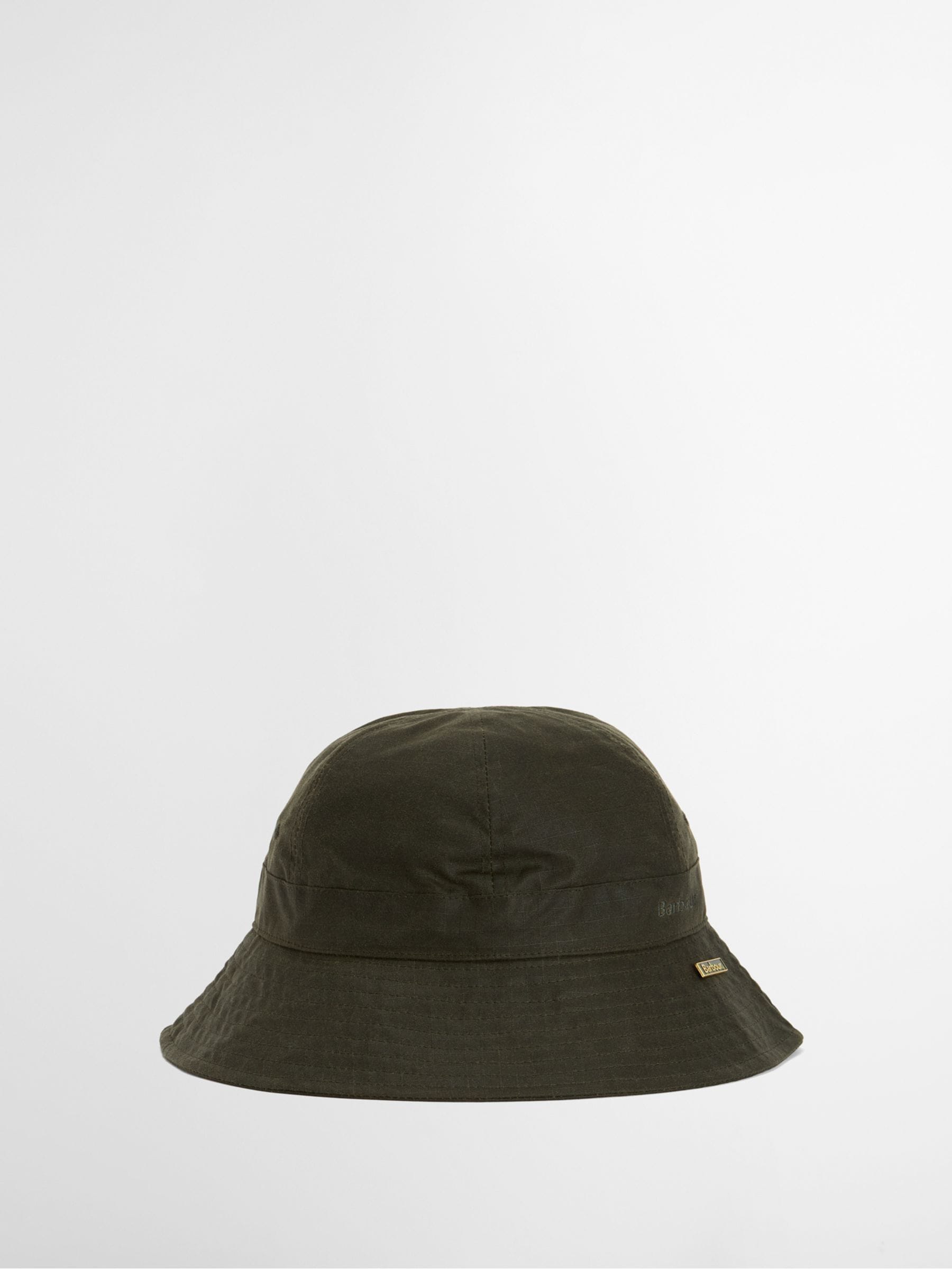 Barbour green Spectator 6 panel bucket hat, imported from the UK