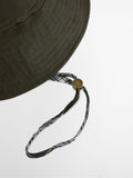Barbour green Spectator 6 panel bucket hat, imported from the UK