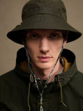 Barbour green Spectator 6 panel bucket hat, imported from the UK