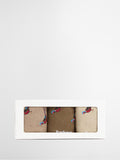 Barbour natural pheasant socks gift box, imported from the UK