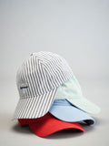 Barbour Cresswell cap in blue and white stripe, UK version
