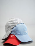 Barbour Cresswell cap in blue and white stripe, UK version
