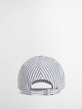 Barbour Cresswell cap in blue and white stripe, UK version