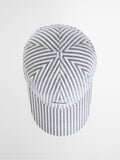 Barbour Cresswell cap in blue and white stripe, UK version