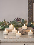 Lights4fun Ivory TruGlow LED mini votive candles 6-pack, UK version