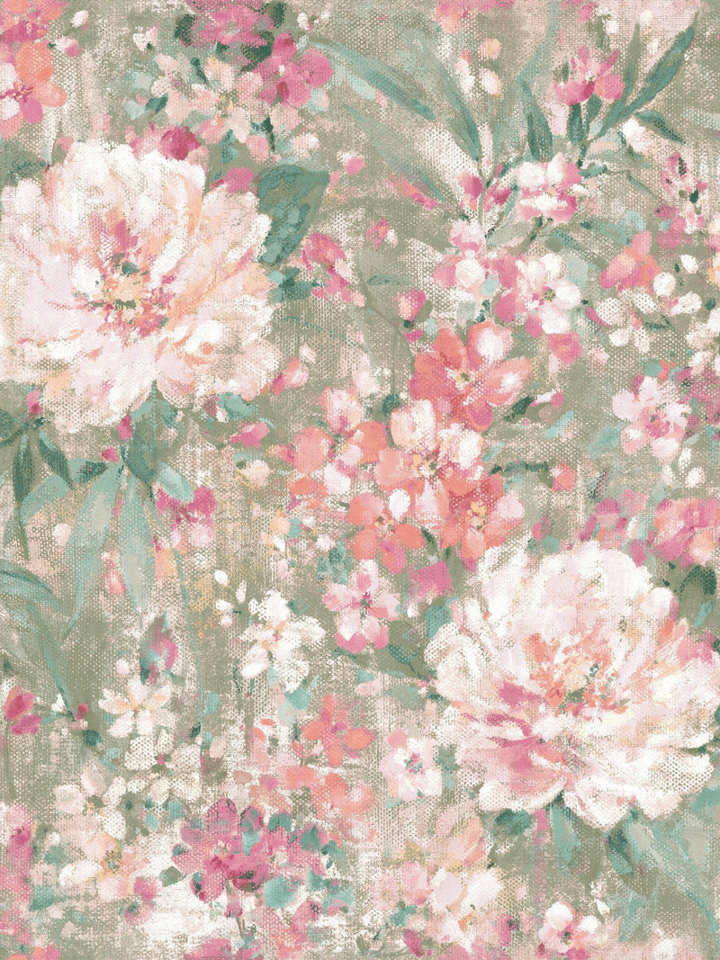 Laura Ashley Hedgerow Green Mayville 10M Wallpaper