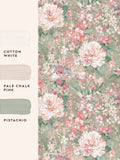 Laura Ashley Hedgerow Green Mayville 10M Wallpaper