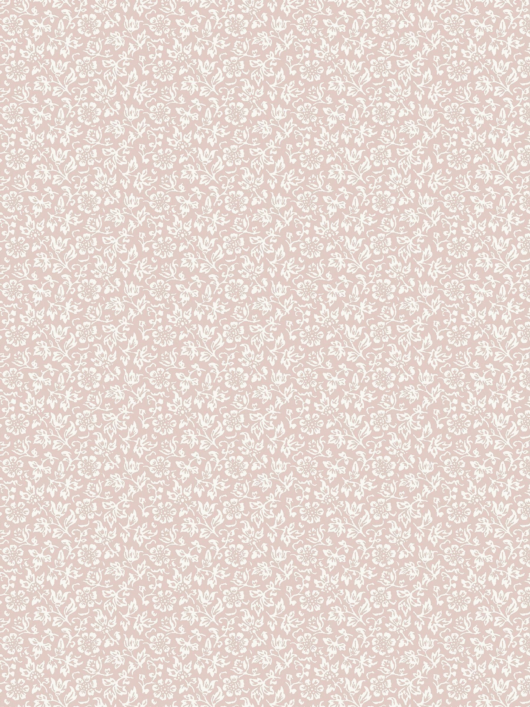 Laura Ashley Plaster Pink Sweet Alyssum wallpaper 10m - British product