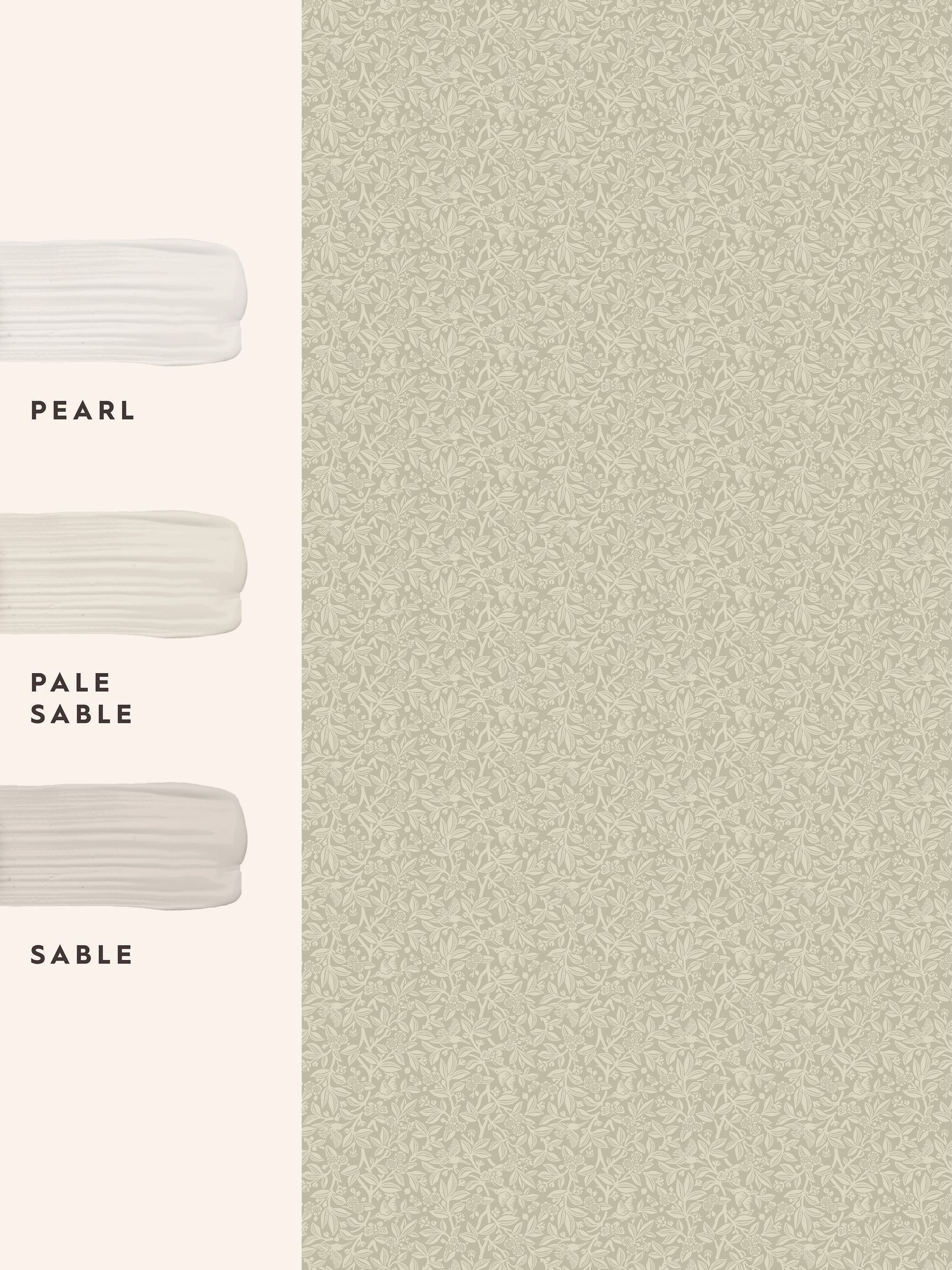 Laura Ashley Nutgrove A4 wallpaper sample, imported from the UK