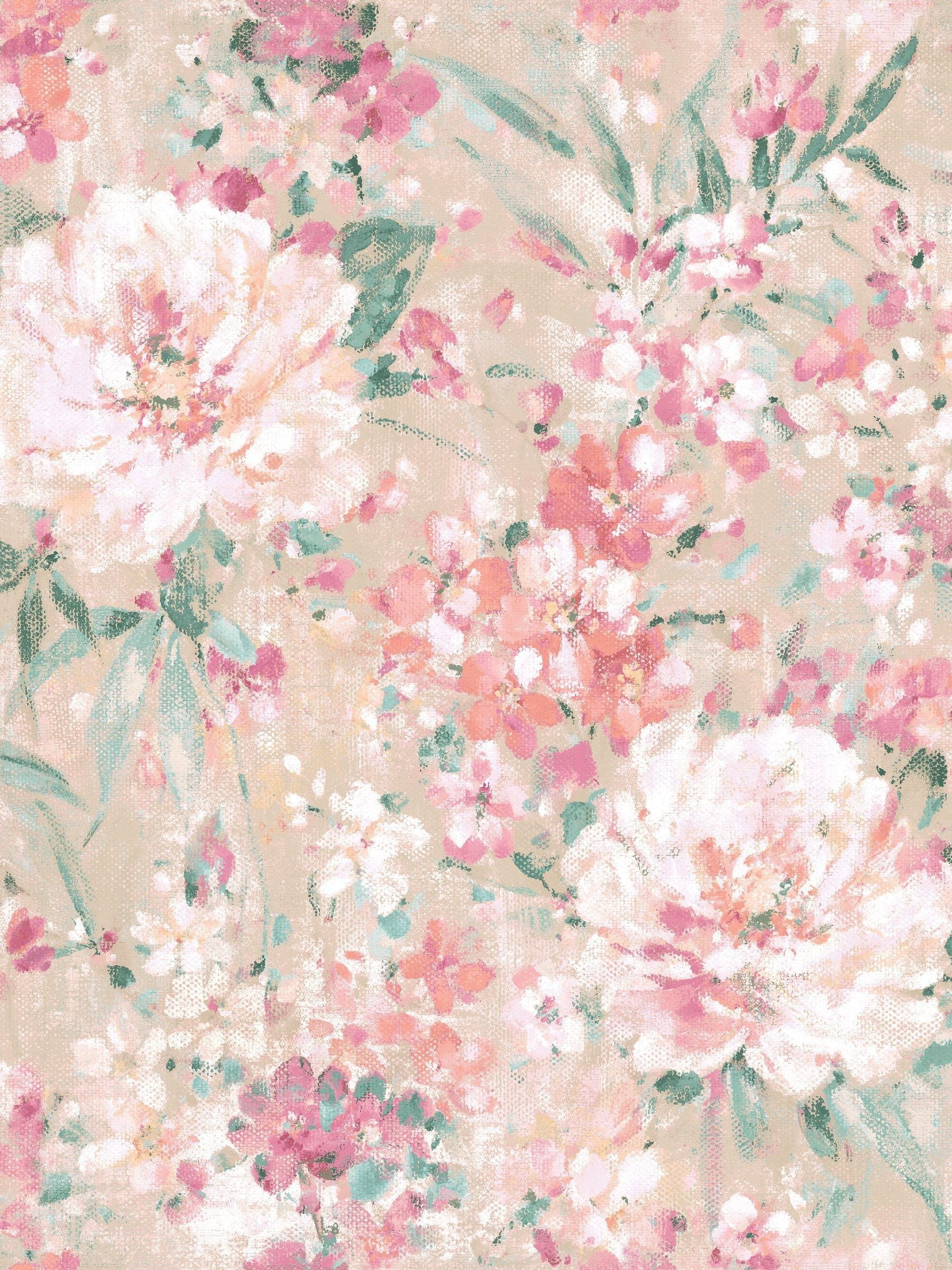 Laura Ashley wallpaper sample Plaster Pink Mayville A4, UK version