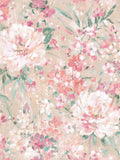 Laura Ashley wallpaper sample Plaster Pink Mayville A4, UK version