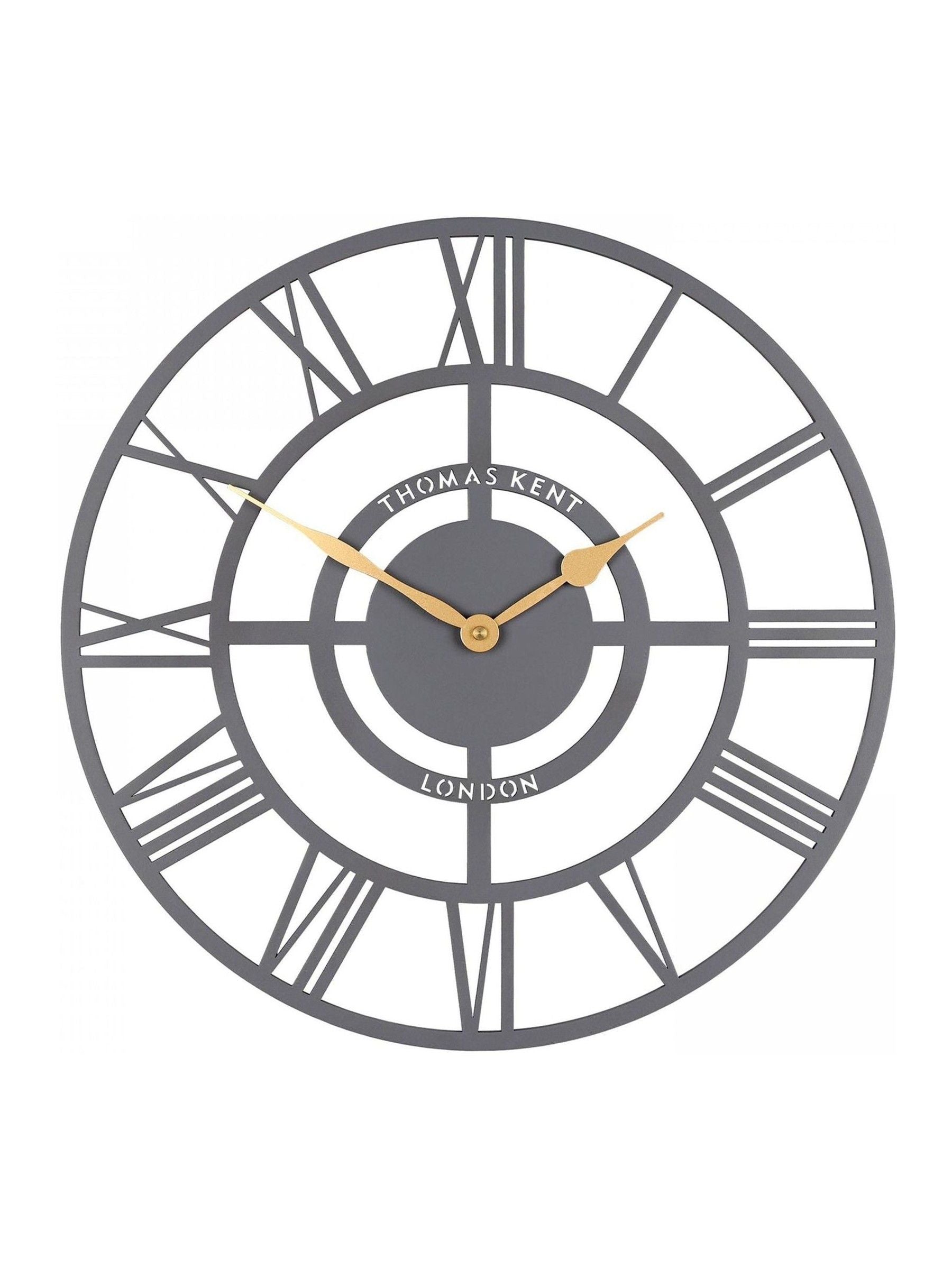 Thomas Kent Clocks Slate 16 Luna wall clock 40cm x 40cm x 3cm (British brand)