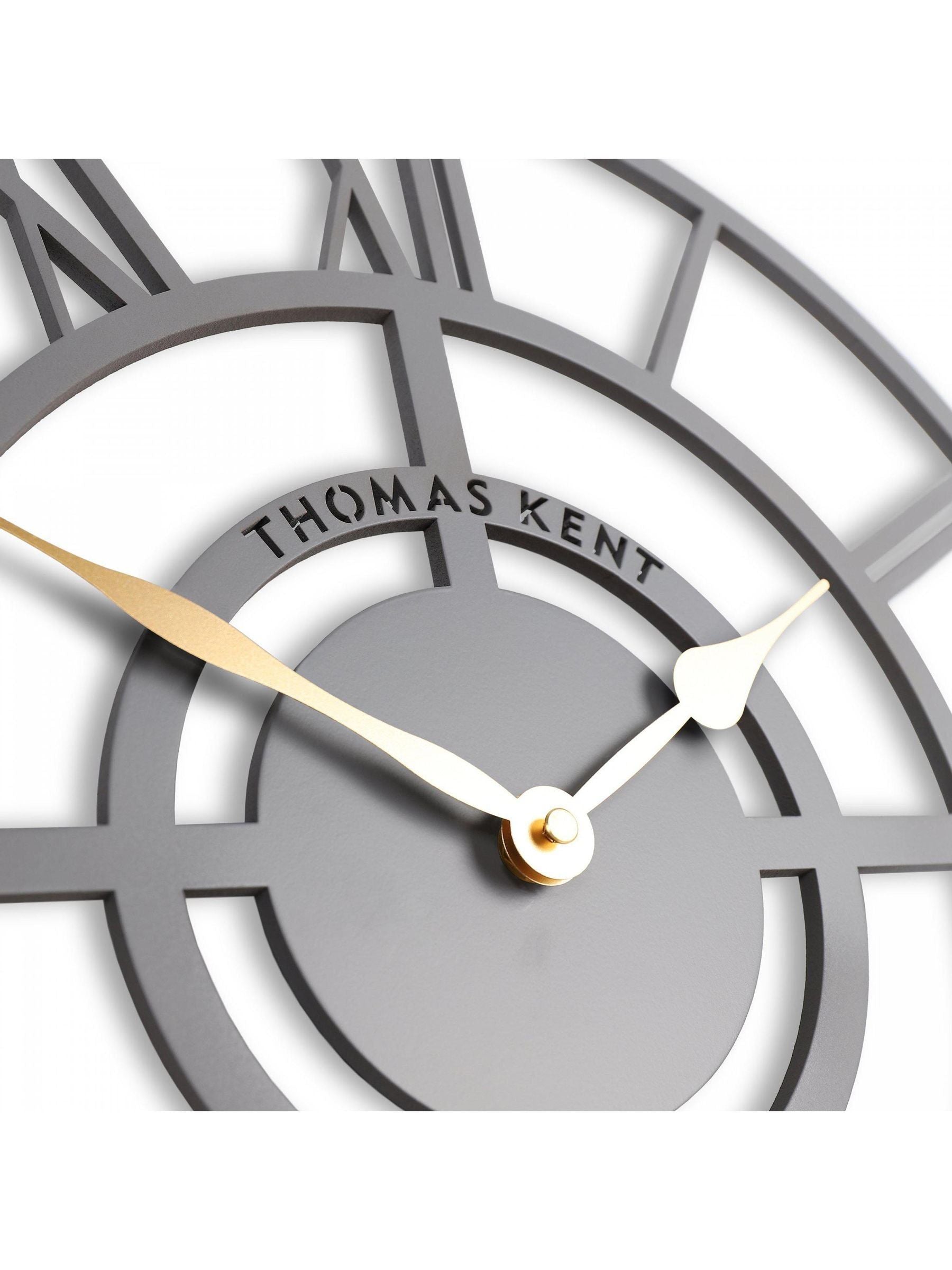 Thomas Kent Clocks Slate 16 Luna wall clock 40cm x 40cm x 3cm (British brand)